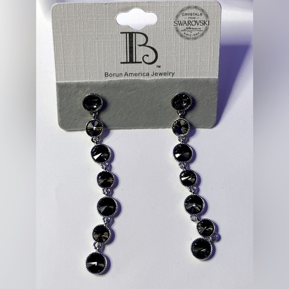 Swarovski Jewelry - NWT. Borun American Jewelry Earring with Swarovski crystals.